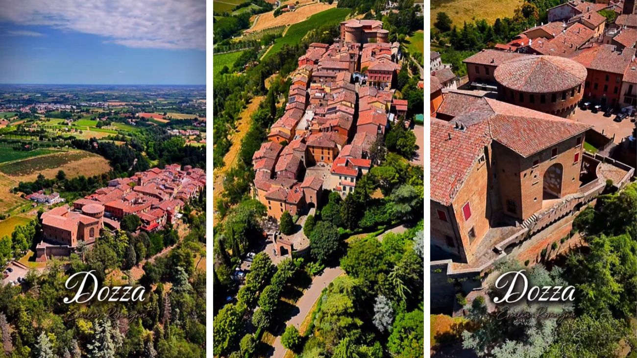 Borgo medievale vicino a Bologna