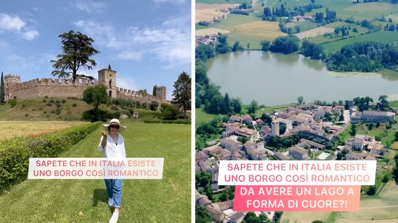 Turista scopre l'unico lago a forma di cuore in Italia: si trova in un borgo meraviglioso della Lombardia